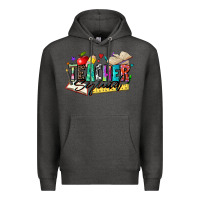 Charcoal Heather teacher squad Premium Hoodie - Zillion Design Studio