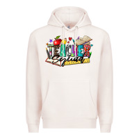 Pale Pink teacher squad Premium Hoodie - Zillion Design Studio