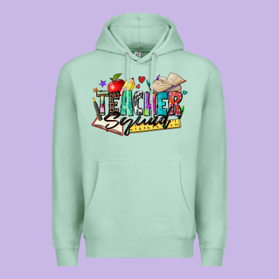 Teacher Squad Premium Hoodie Designed By Zillion Design Studio