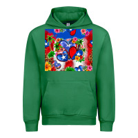 Emerald puerto rico hearts Urban Hoodie - Zillion Design Studio