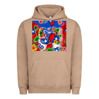 Puerto Rico Hearts Urban Hoodie | Teevron