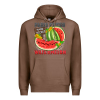 Chestnut farm fresh watermelon Premium Hoodie - Zillion Design Studio