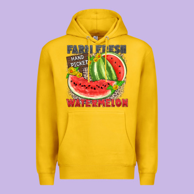 Farm Fresh Watermelon Premium Hoodie Designed By Zillion Design Studio