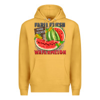 Mustard farm fresh watermelon Premium Hoodie - Zillion Design Studio