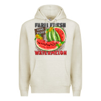 Oatmeal Heather farm fresh watermelon Premium Hoodie - Zillion Design Studio