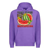Purple farm fresh watermelon Premium Hoodie - Zillion Design Studio