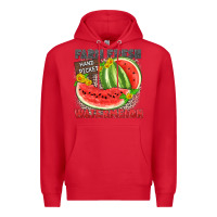 Red farm fresh watermelon Premium Hoodie - Zillion Design Studio