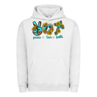 Pigment Lunar Rock peace love faith Urban Hoodie - texasbilliewilder