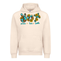 Sandshell peace love faith Urban Hoodie - texasbilliewilder