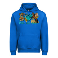 Cobalt peace love horses tbw Urban Hoodie - texasbilliewilder