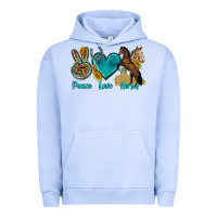 Pigment Grape Ice peace love horses tbw Urban Hoodie - texasbilliewilder