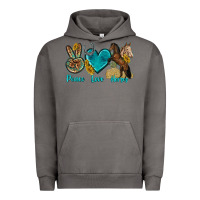 Pigment Tornado peace love horses tbw Urban Hoodie - texasbilliewilder