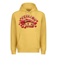 Antique Gold Feeling Loved Valentine's Day Premium Hoodie - RanaPortraitStore