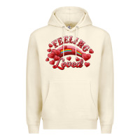 Sandshell Feeling Loved Valentine's Day Premium Hoodie - RanaPortraitStore