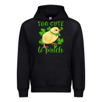 Black Too Cute To Pinch Chick Urban Hoodie - RanaPortraitStore