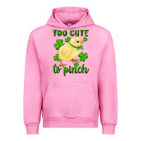 Fuchsia Pink Too Cute To Pinch Chick Urban Hoodie - RanaPortraitStore
