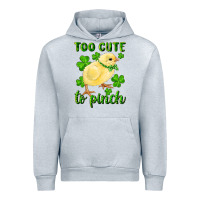 Heather Grey Too Cute To Pinch Chick Urban Hoodie - RanaPortraitStore