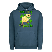 Pigment Midnight Navy Too Cute To Pinch Chick Urban Hoodie - RanaPortraitStore