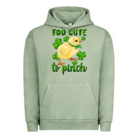 Pigment Oil Green Too Cute To Pinch Chick Urban Hoodie - RanaPortraitStore