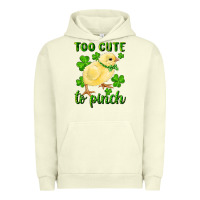 Pigment Pistachio Too Cute To Pinch Chick Urban Hoodie - RanaPortraitStore