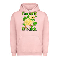 Pigment Salmon Too Cute To Pinch Chick Urban Hoodie - RanaPortraitStore
