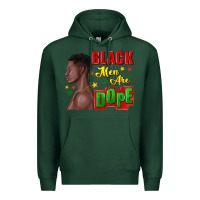 Sports Green black men are dope black man Premium Hoodie - texasbilliewilder