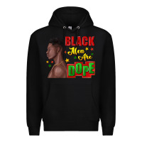 Black black men are dope black man Premium Hoodie - texasbilliewilder