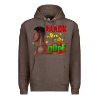 Coffee black men are dope black man Premium Hoodie - texasbilliewilder