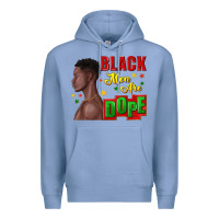 Colony Blue black men are dope black man Premium Hoodie - texasbilliewilder