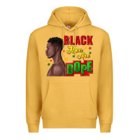 Mustard black men are dope black man Premium Hoodie - texasbilliewilder