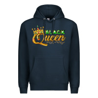 Navy black queen Premium Hoodie - texasbilliewilder