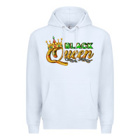 White black queen Premium Hoodie - texasbilliewilder