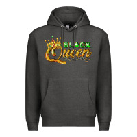 Charcoal Heather black queen Premium Hoodie - texasbilliewilder