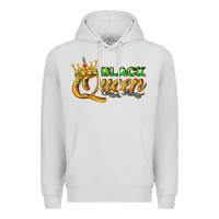 Dove Grey black queen Premium Hoodie - texasbilliewilder