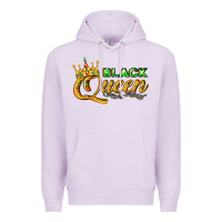 Lilac black queen Premium Hoodie - texasbilliewilder