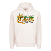Pale Pink black queen Premium Hoodie - texasbilliewilder