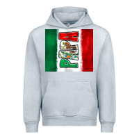 Heather Grey mexico papa Urban Hoodie - Zillion Design Studio