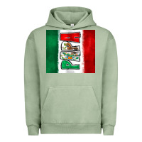 Pigment Oil Green mexico papa Urban Hoodie - Zillion Design Studio