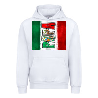 White mexico papa Urban Hoodie - Zillion Design Studio