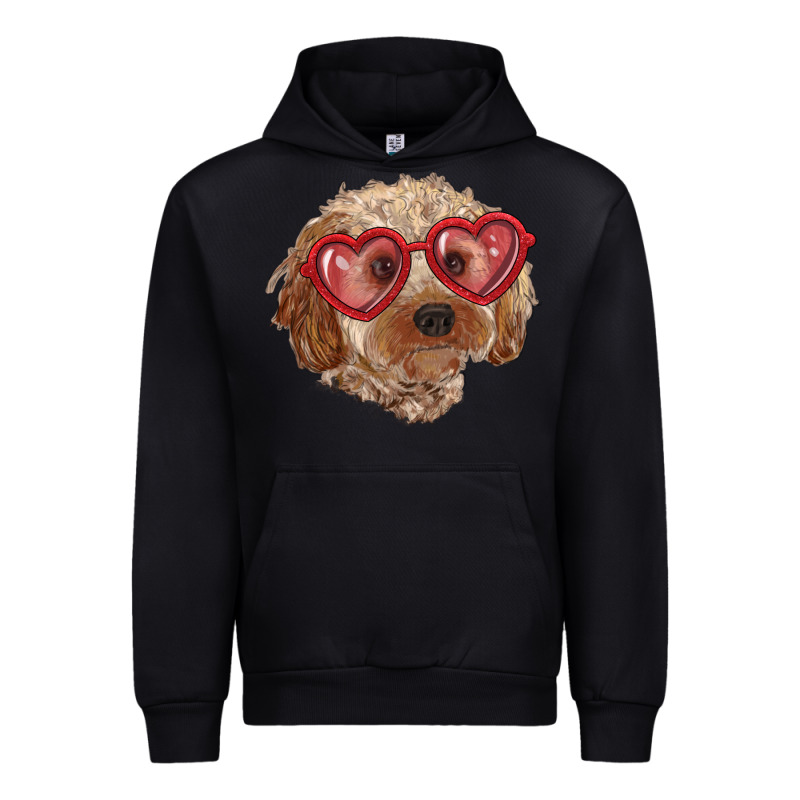Toy Poodle With Love Glasses Urban Hoodie by RanaPortraitStore | Teevron