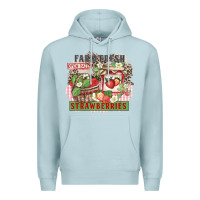Blue Mist farm fresh strawberries Premium Hoodie - Zillion Design Studio