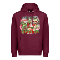 Burgundy farm fresh strawberries Premium Hoodie - Zillion Design Studio