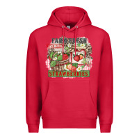 Cardinal farm fresh strawberries Premium Hoodie - Zillion Design Studio