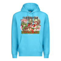 Ocean Blue farm fresh strawberries Premium Hoodie - Zillion Design Studio