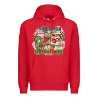 Red farm fresh strawberries Premium Hoodie - Zillion Design Studio