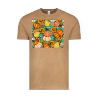 Vintage Camel pumpkin sunflowers leaves Vintage Tee - Artiststas