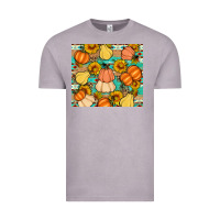 Vintage Zinc pumpkin sunflowers leaves Vintage Tee - Artiststas