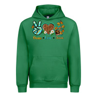 Emerald peace love jesus Urban Hoodie - texasbilliewilder