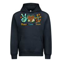 Navy peace love jesus Urban Hoodie - texasbilliewilder