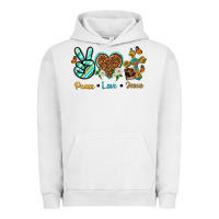Pigment Lunar Rock peace love jesus Urban Hoodie - texasbilliewilder